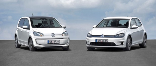 Volkswagen visar upp e-Golf och e-Up!