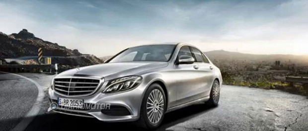 Officiella bilder på nya Mercedes C-Klass läcker ut