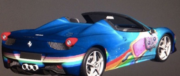 Hoppas Deadmau5 folierar sin Ferrari så här
