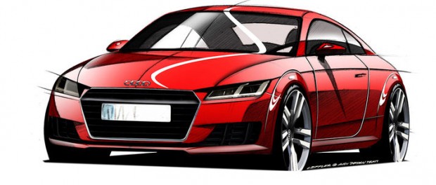 Audi visar skisser på nya TT