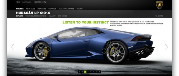 Nu kan du bygga Lamborghini Huracán online