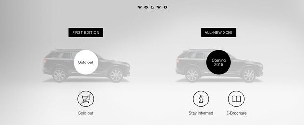 Nya Volvo XC90 sålde slut på 48 timmar