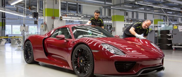 Produktionen av Porsche 918 Spyder är över