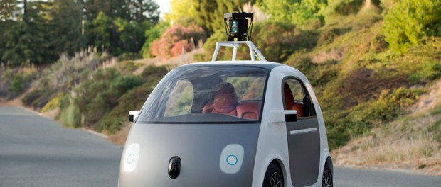 Så här ser Googles självkörande bil ut inuti