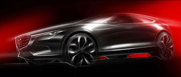 Mazda släpper skiss på nya konceptbilen Koeru