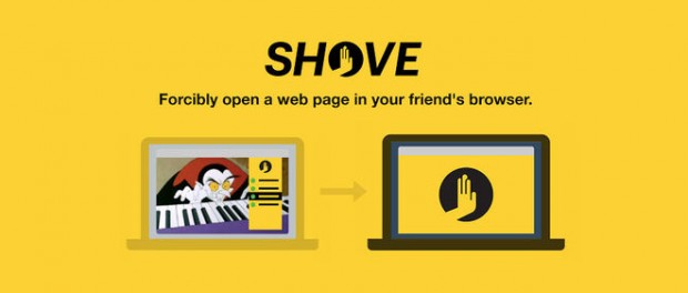Öppna tabbar i dina vänner webbläsare med Shove