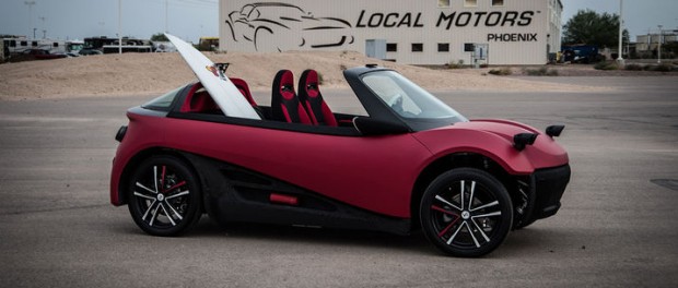 Local Motors visar 3D-printad elbil på SEMA
