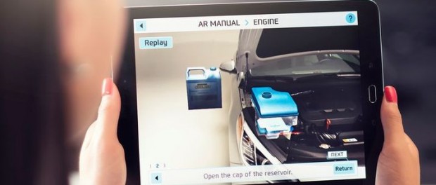 Hyundai tar fram augmented reality-manual till sina bilar