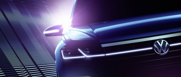 Teaserbilder på ny suv från Volkswagen