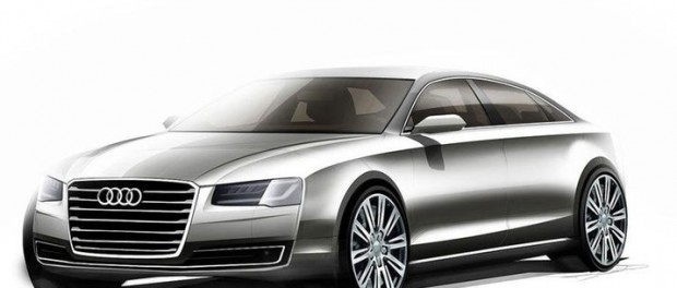 Skisser på nya Audi A8