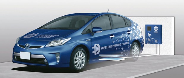 Toyota testar sladdlös laddning