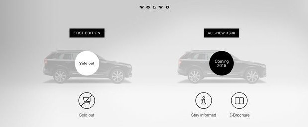 Nya Volvo XC90 sålde slut på 47 timmar