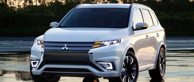 Täcket av för Mitsubishi Outlander PHEV Concept S