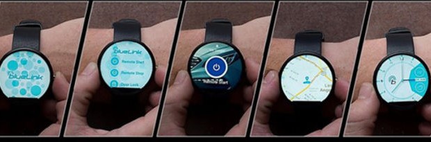 Starta bilen med Android Wear